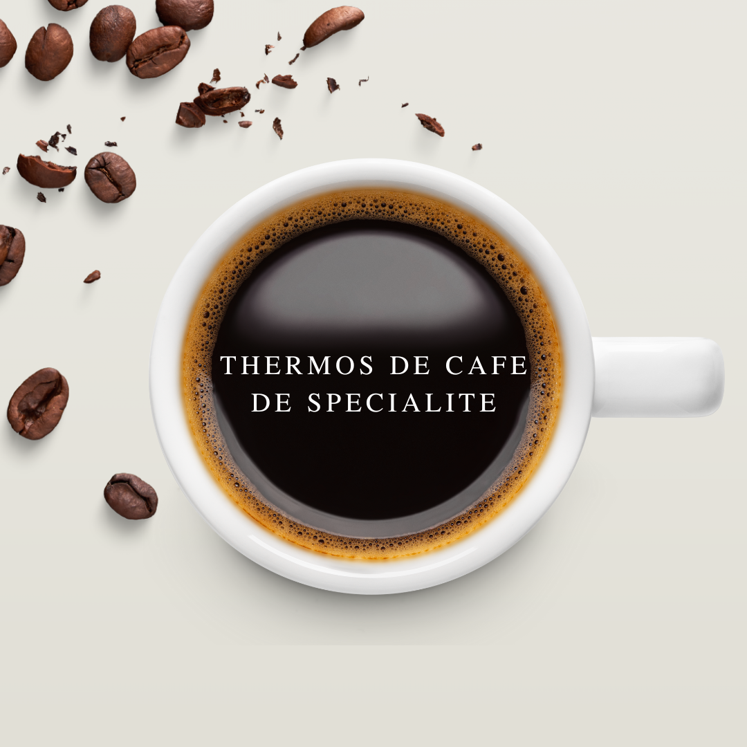 Thermos de café artisanal torréfié par Superptitdej à l'atelier à Palaiseau